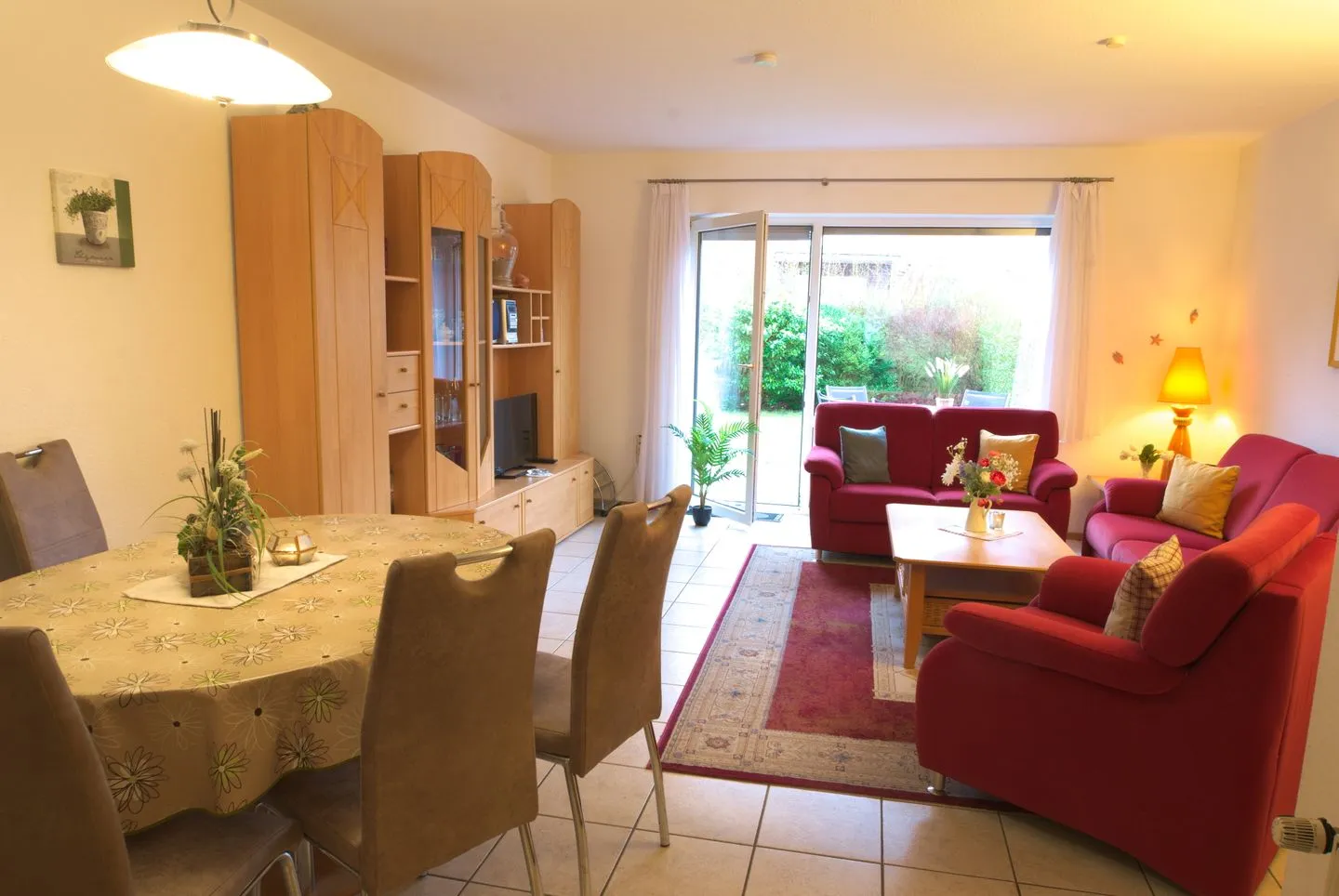 Ferienhaus Veldhoen Norddeich - Wohnzimmer