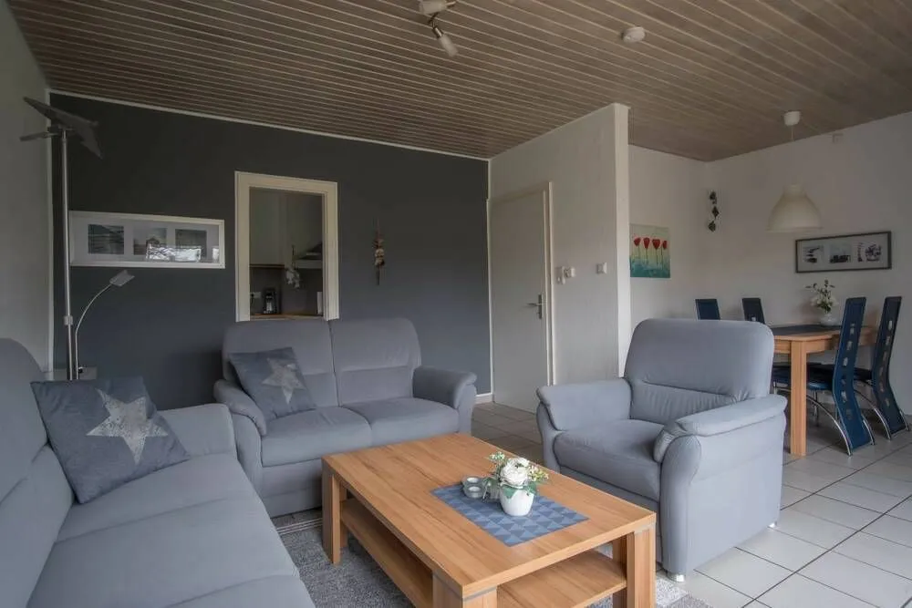 Ferienhaus Brossmann Norddeich - Wohnzimmer
