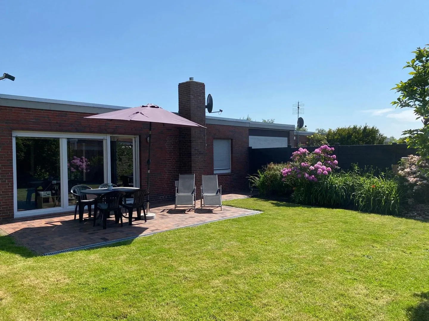 Ferienhaus Brossmann Norddeich - Garten