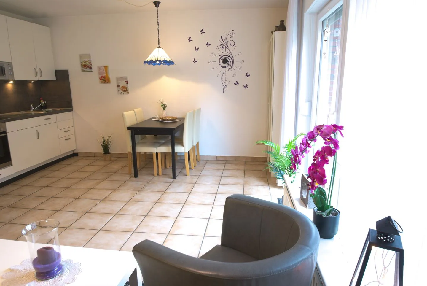 Ferienwohnung Lohr am Deich Norddeich - Küche / Küchenzeile