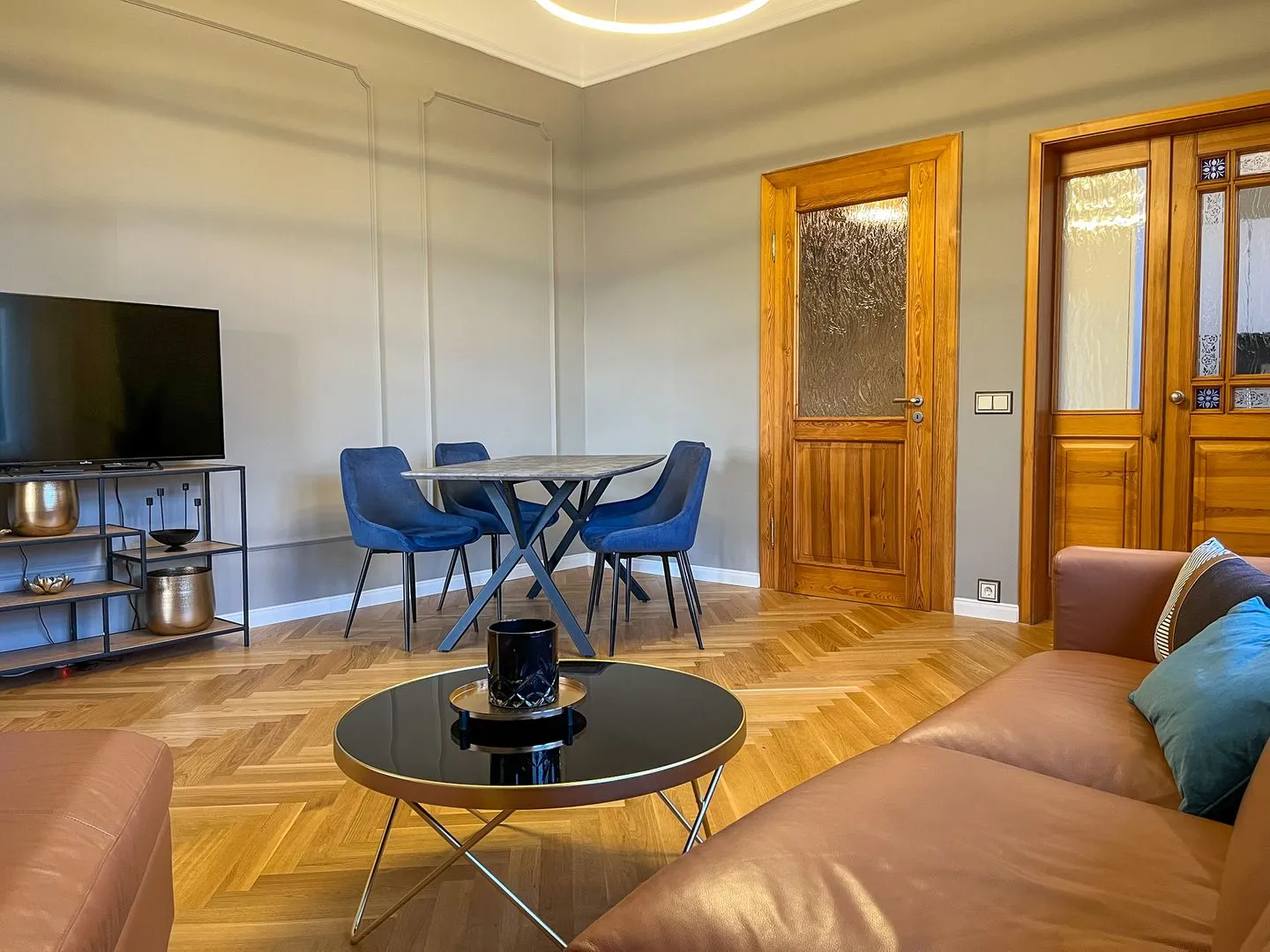 Wohnperle*GroßerGarten*Villa Dresden - Wohnzimmer