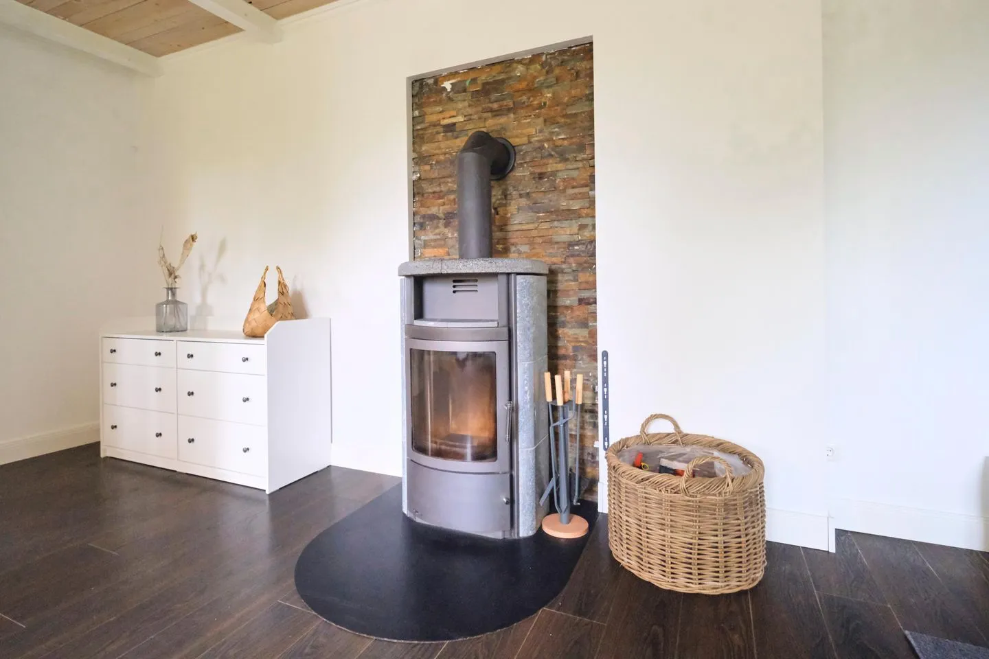 Ferienwohnung Villa Wagersrott Wagersrott - Kamin-/Ofen