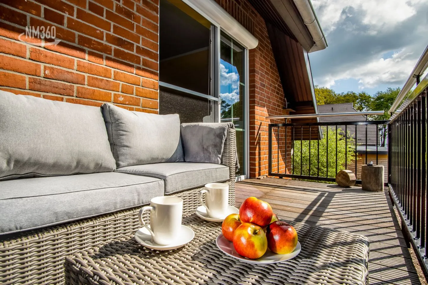 Wohnung 6 Lobbe - Balkon