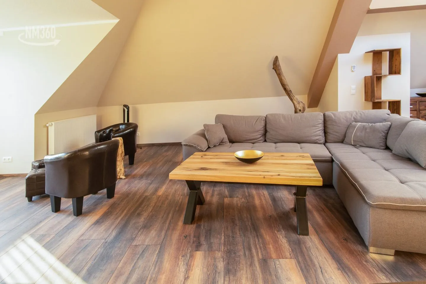 Wohnung 8 - Suite Odins HALLE Lobbe - Wohnzimmer
