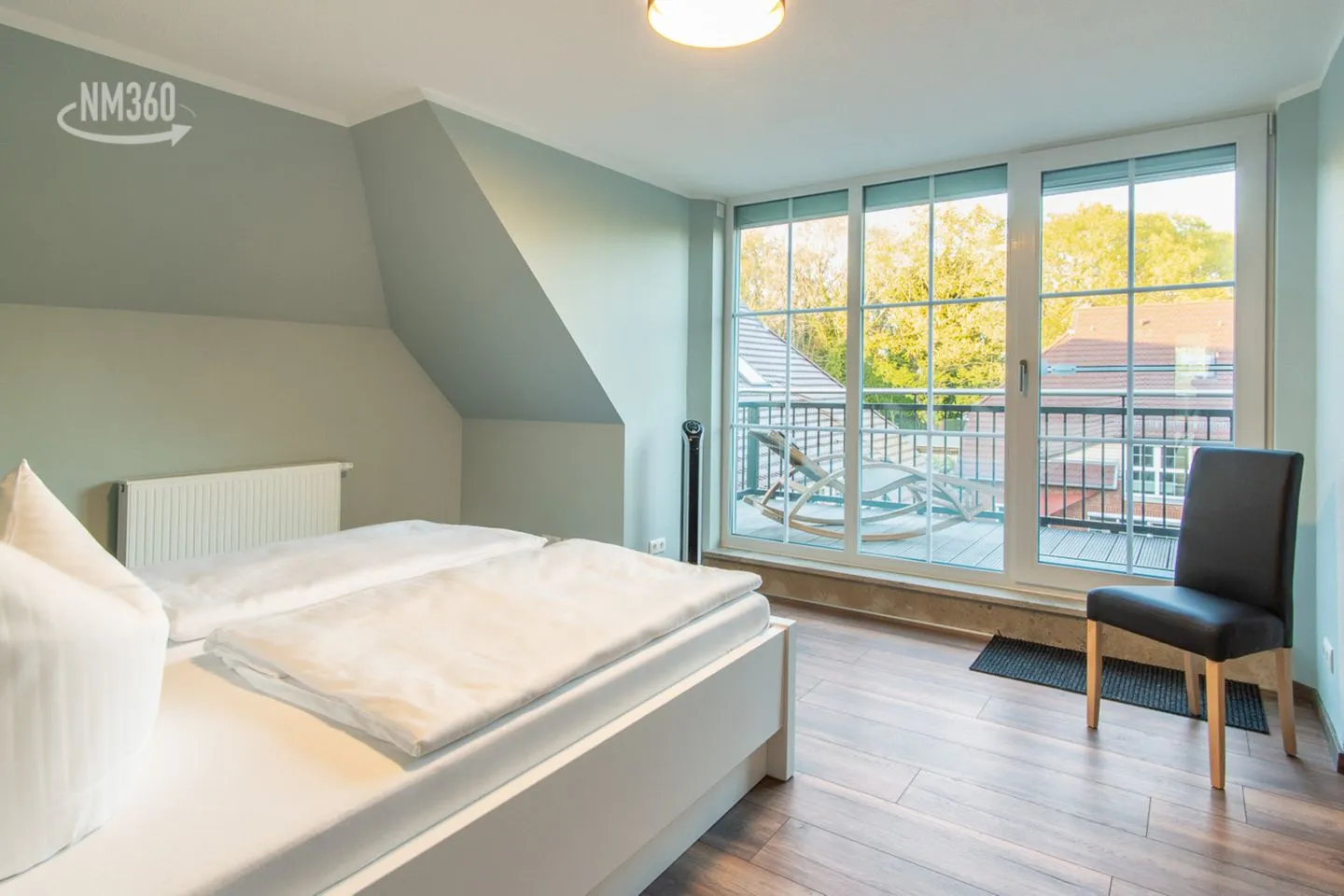 Wohnung 8 - Suite Odins HALLE Lobbe - Schlafzimmer