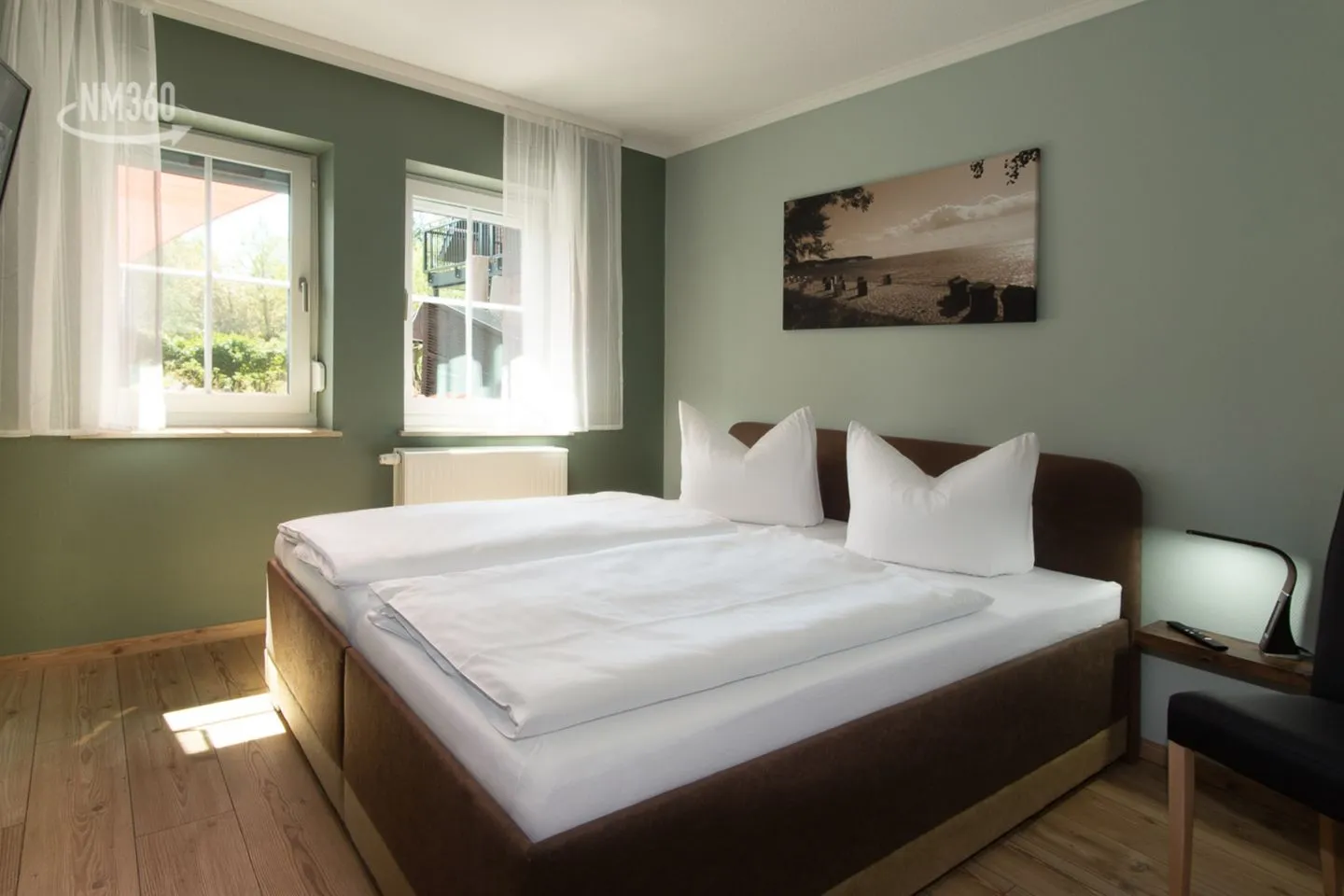 Wohnung 11 mit sonniger Terrasse Lobbe - Schlafzimmer