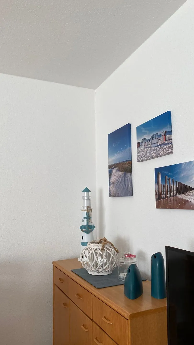 Hus op de Wurth Ferienwohnung 17 Dithmarschen - Wohnzimmer