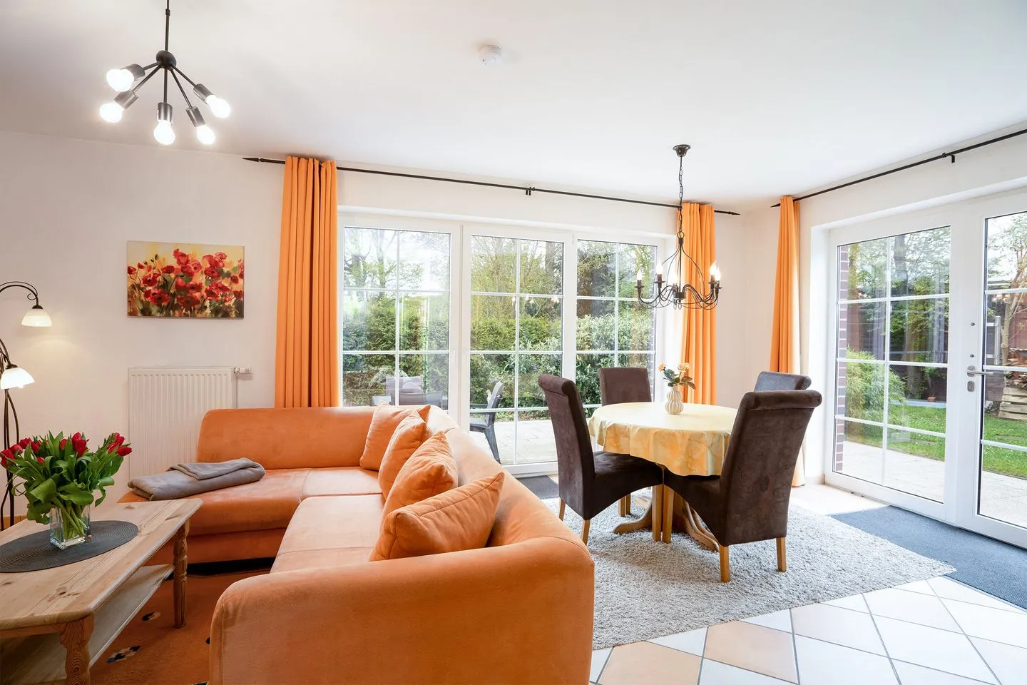 (BIR9b) Ferienwohnung Vahle 2 Niendorf - Wohnzimmer