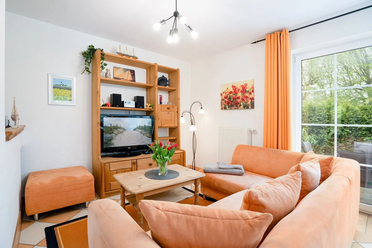 (BIR9b) Ferienwohnung Vahle 2 Niendorf - Wohnzimmer
