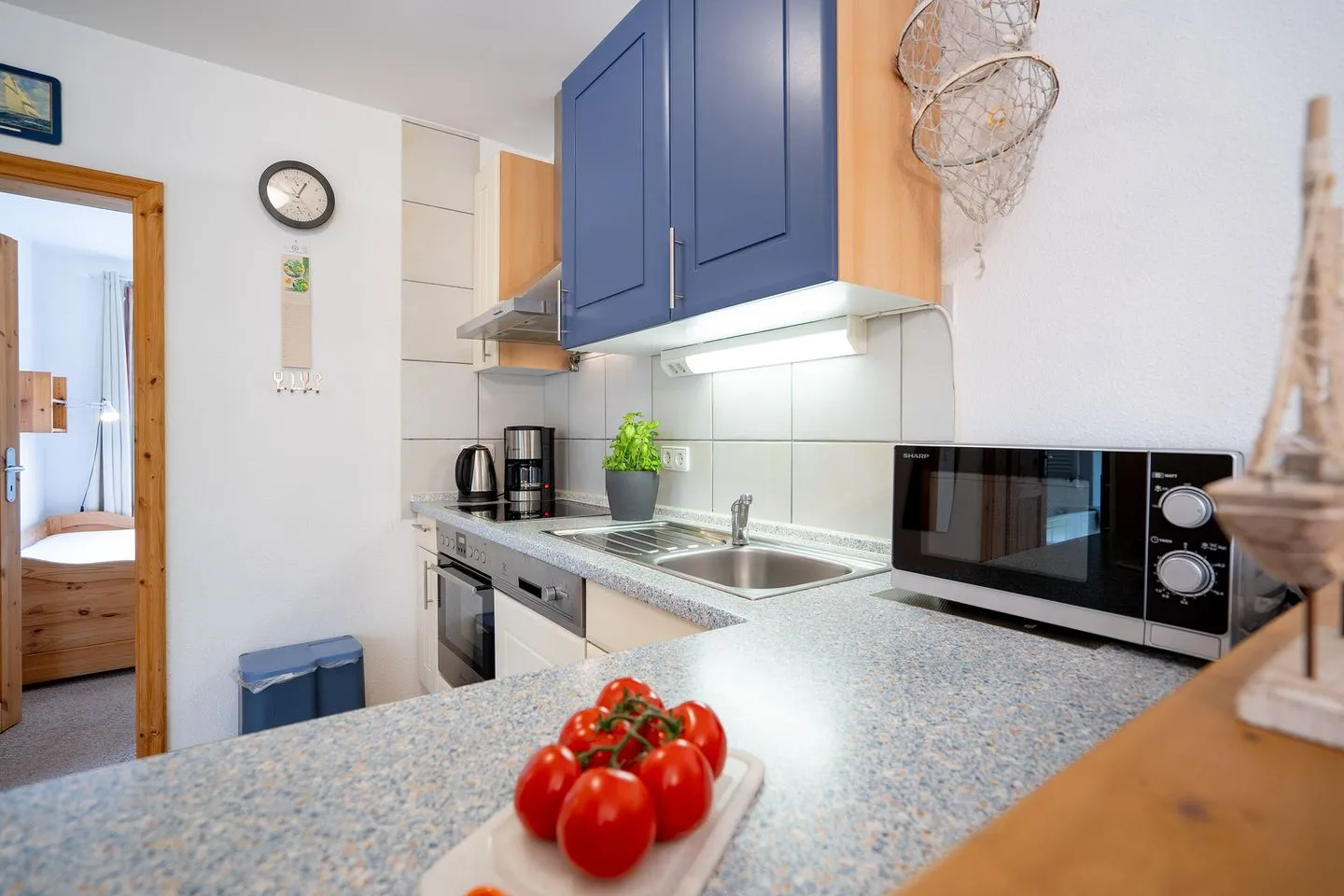 (BIR9b) Ferienwohnung Vahle 2 Niendorf - Küche / Küchenzeile