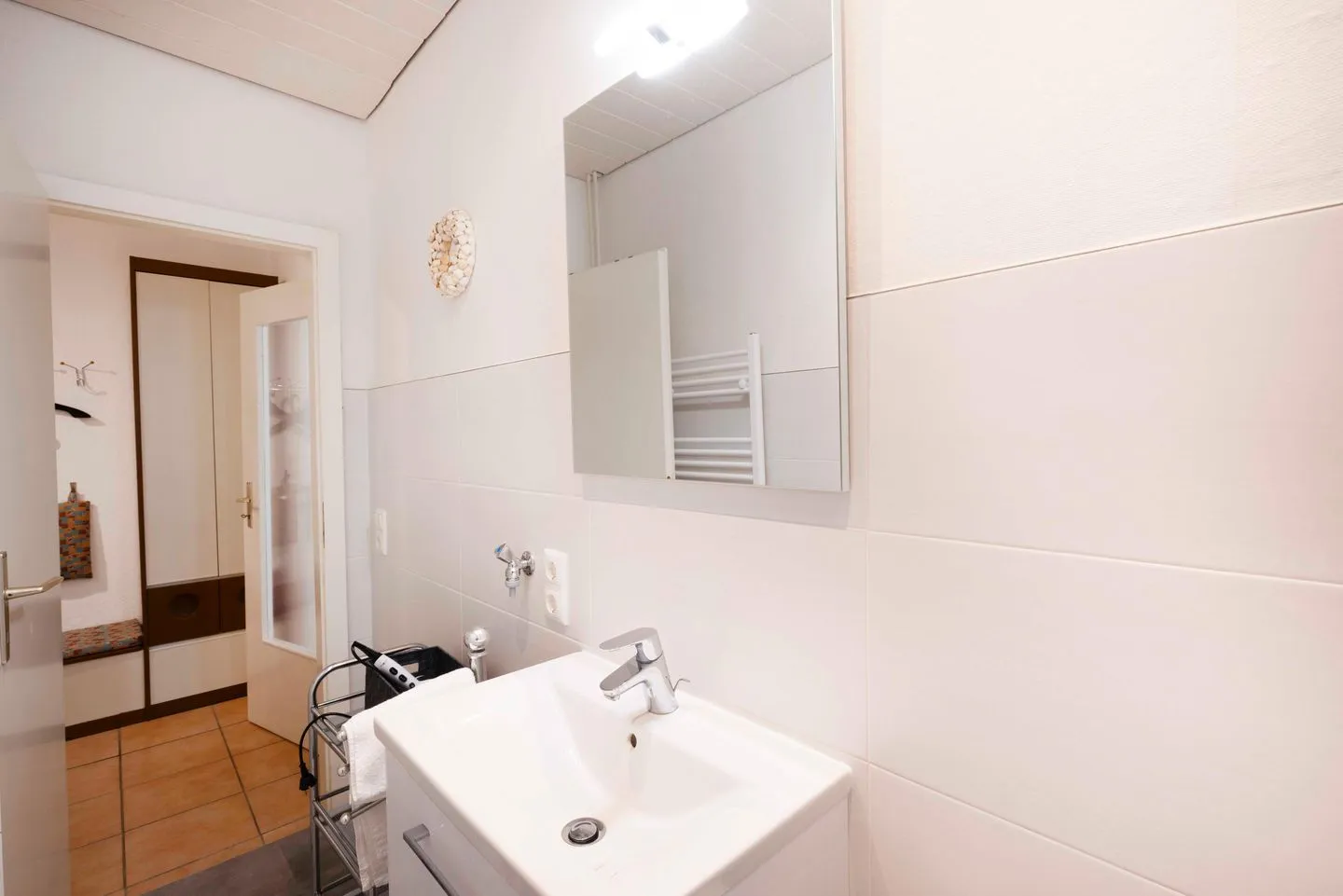 (PAR1c) Ferienwohnung "Weßling" Niendorf - Badezimmer