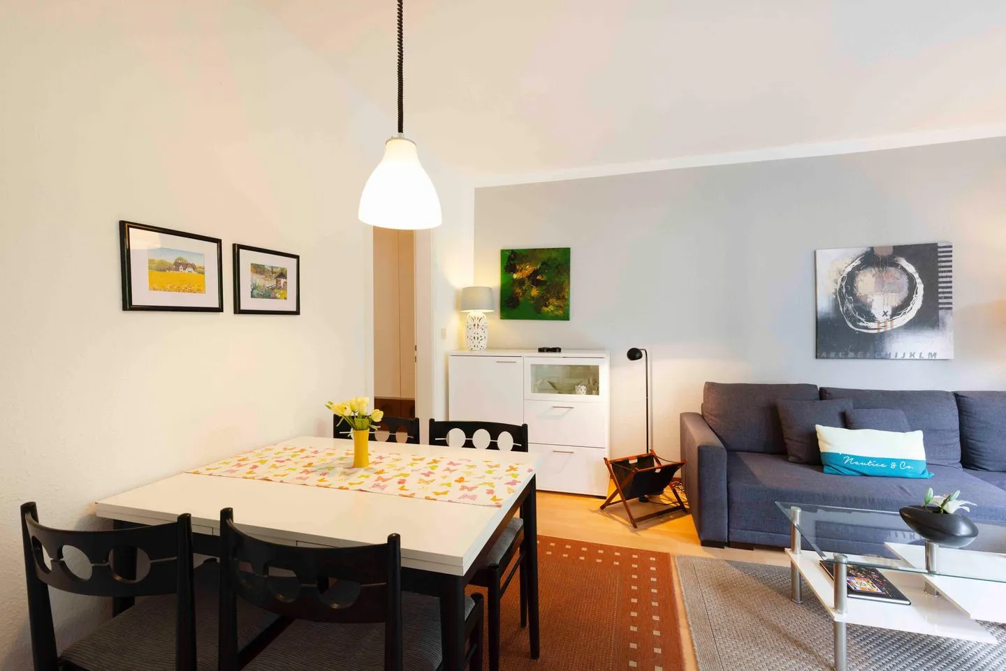 (PAR1c) Ferienwohnung "Weßling" Niendorf - Wohnzimmer
