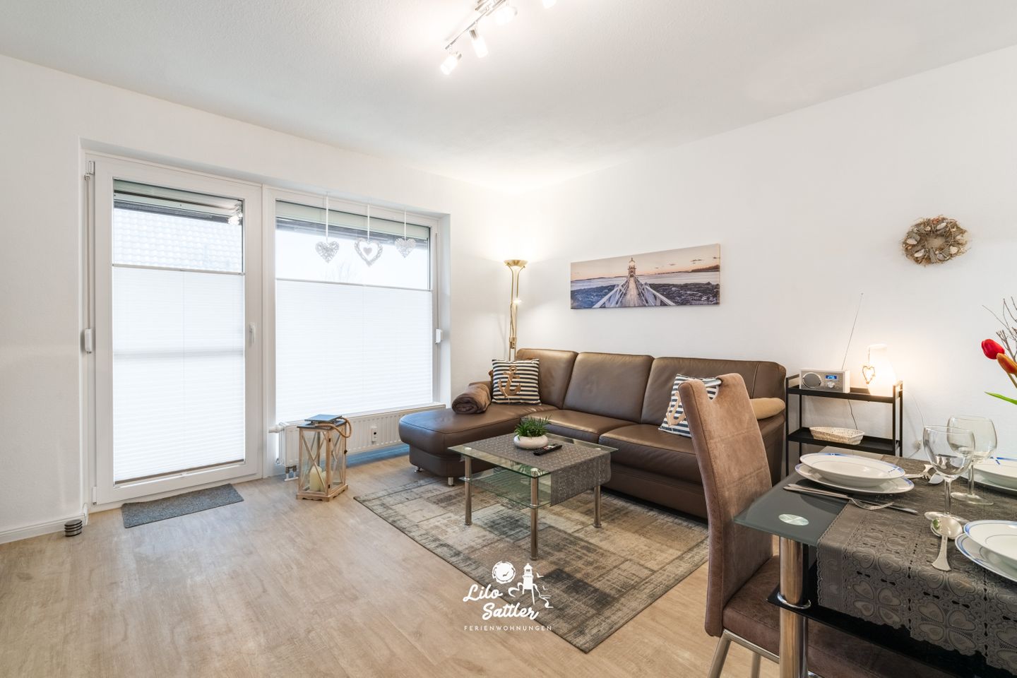 Ferienwohnung  "Küstenherz", Wohnzimmer