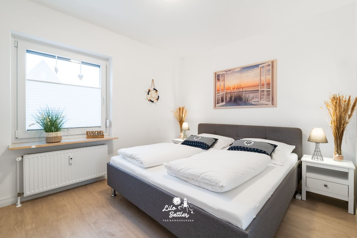 Ferienwohnung  "Küstenherz", Schlafzimmer 1