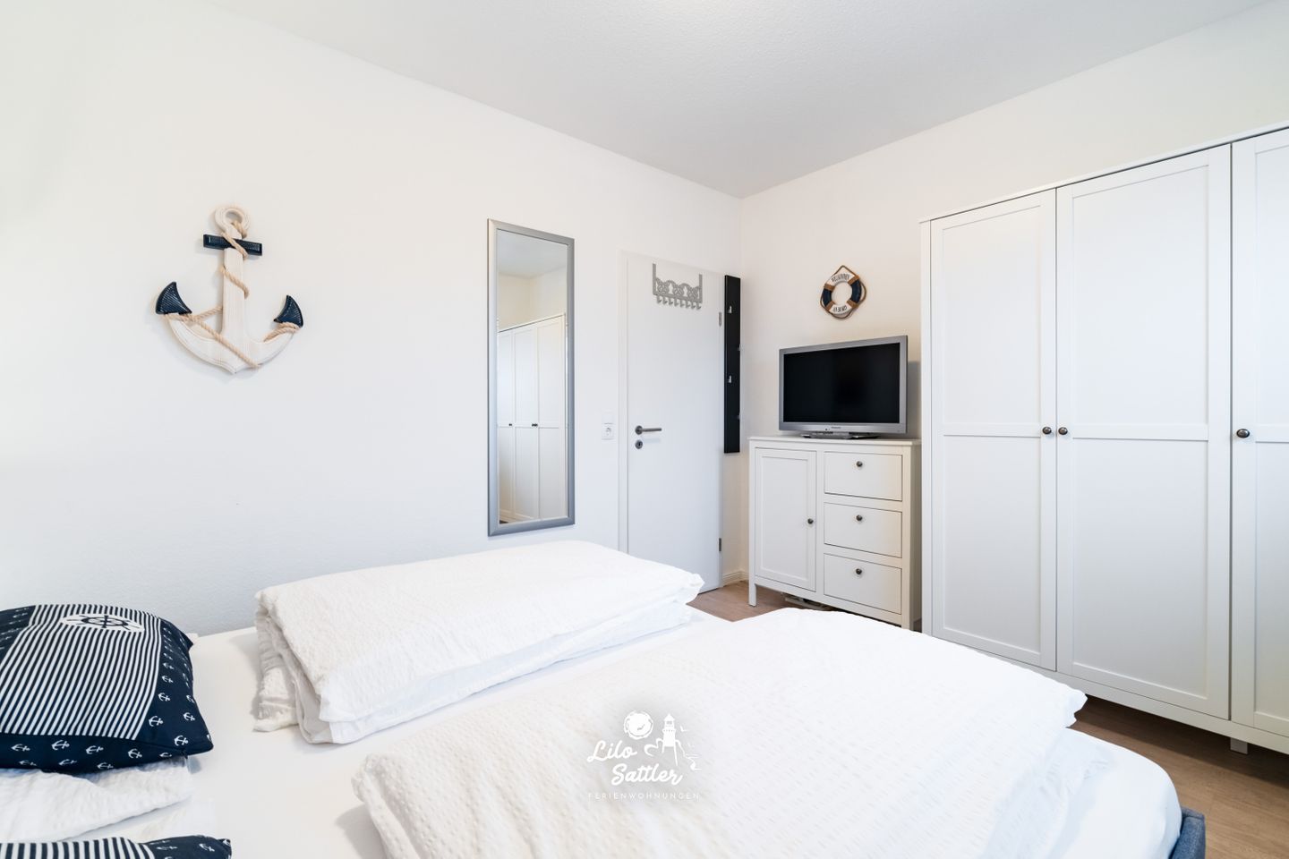 Ferienwohnung  "Küstenherz", Schlafzimmer 1