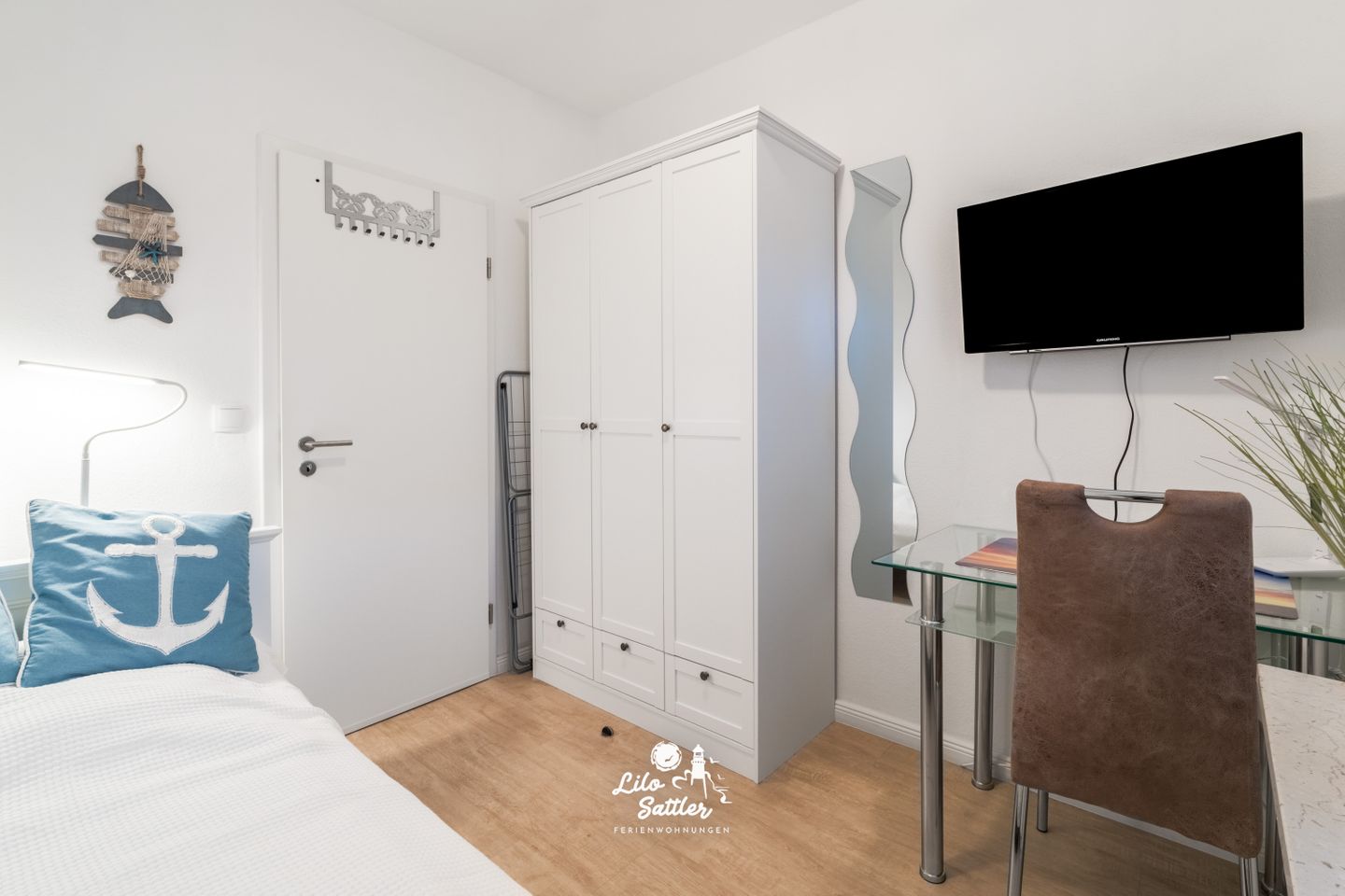 Ferienwohnung  "Küstenherz", Schlafzimmer 2