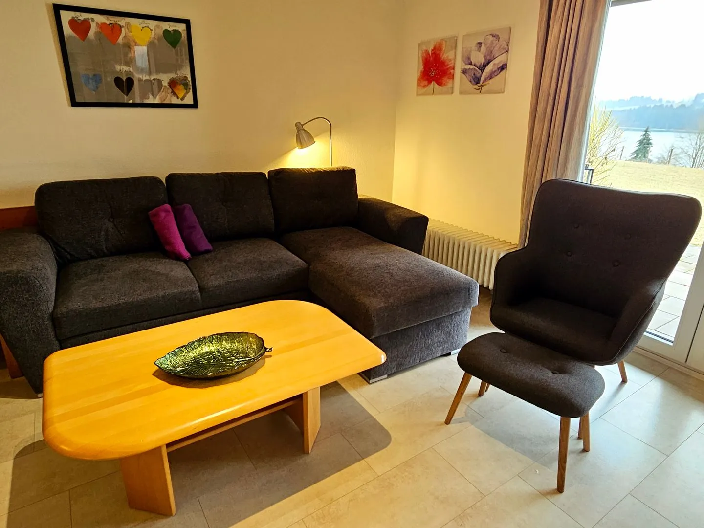 Feriendorf Hochbergle Haus 144 Lechbruck am See - Wohnzimmer