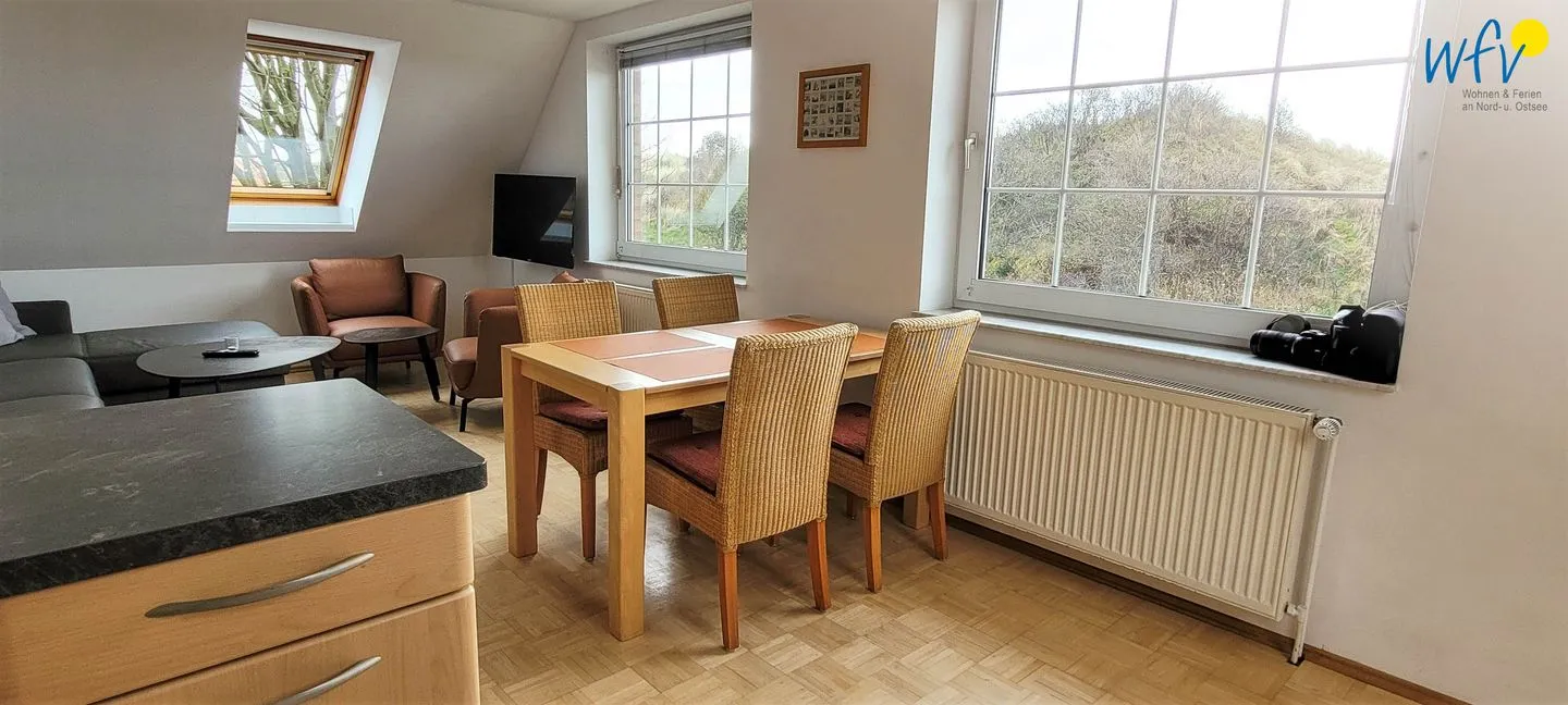 Fuhrmannshof Ferienwohnung Amke Juist - Wohnzimmer