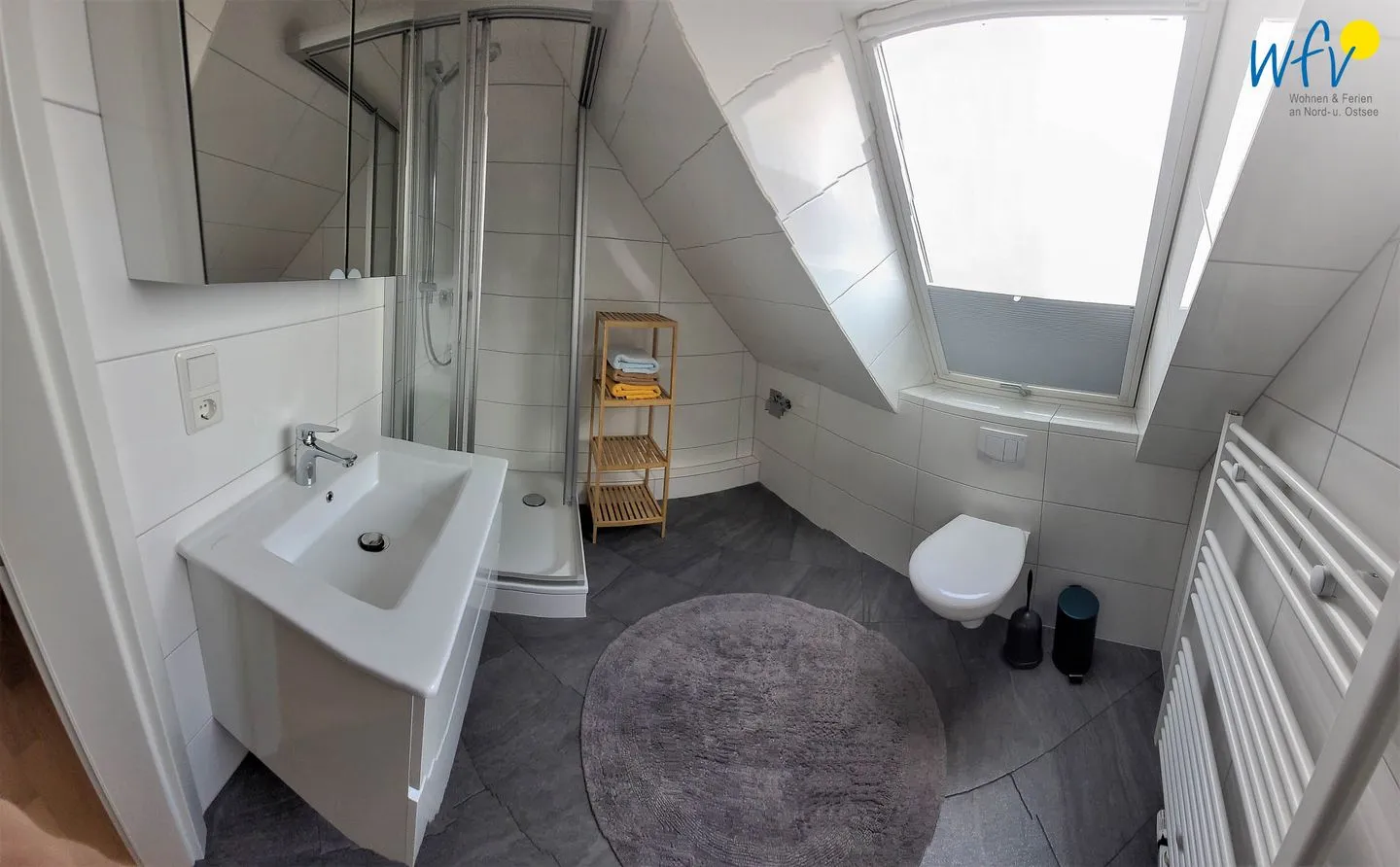 Fuhrmannshof Ferienwohnung Amke Juist - Badezimmer