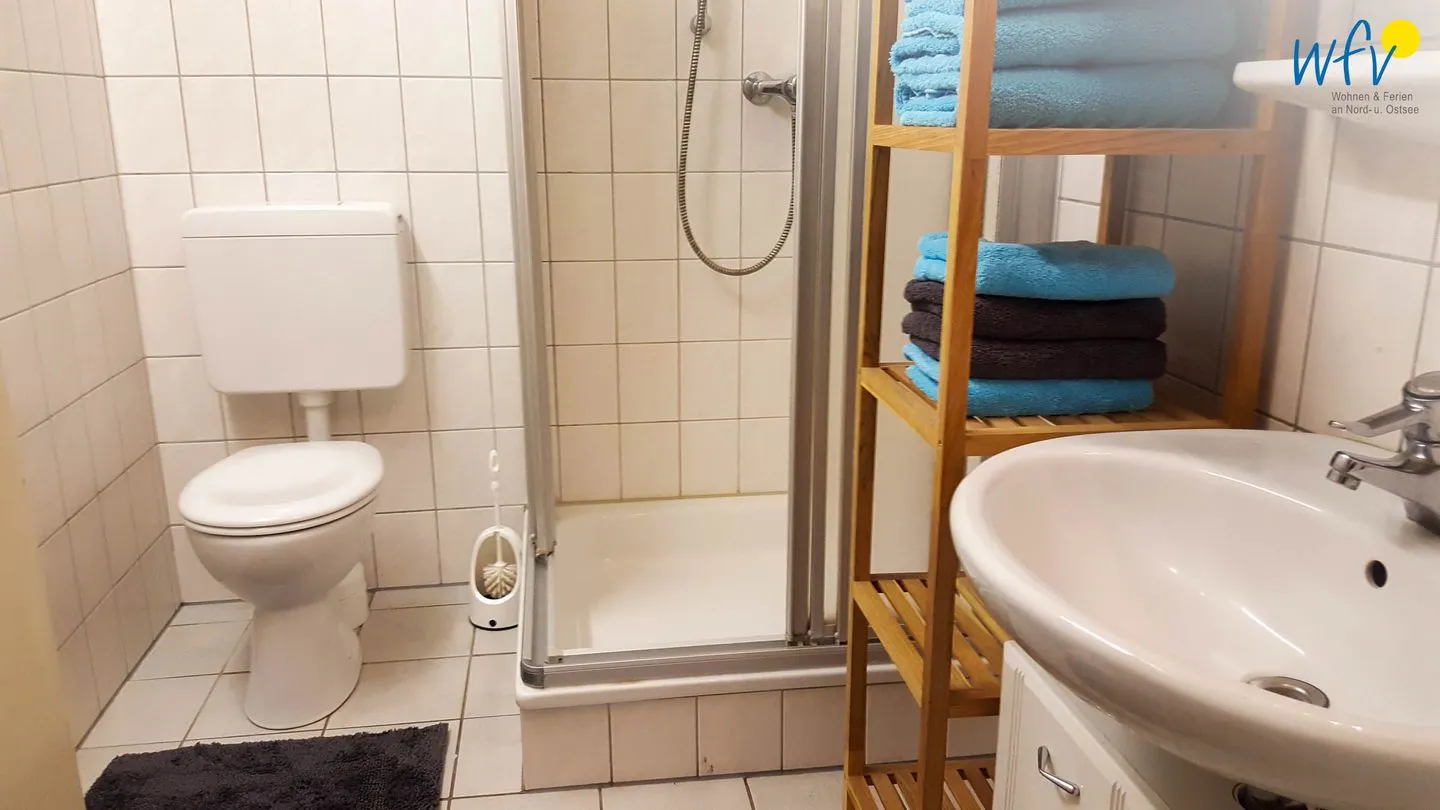 Fuhrmannshof Ferienwohnung Frauke Juist - Badezimmer