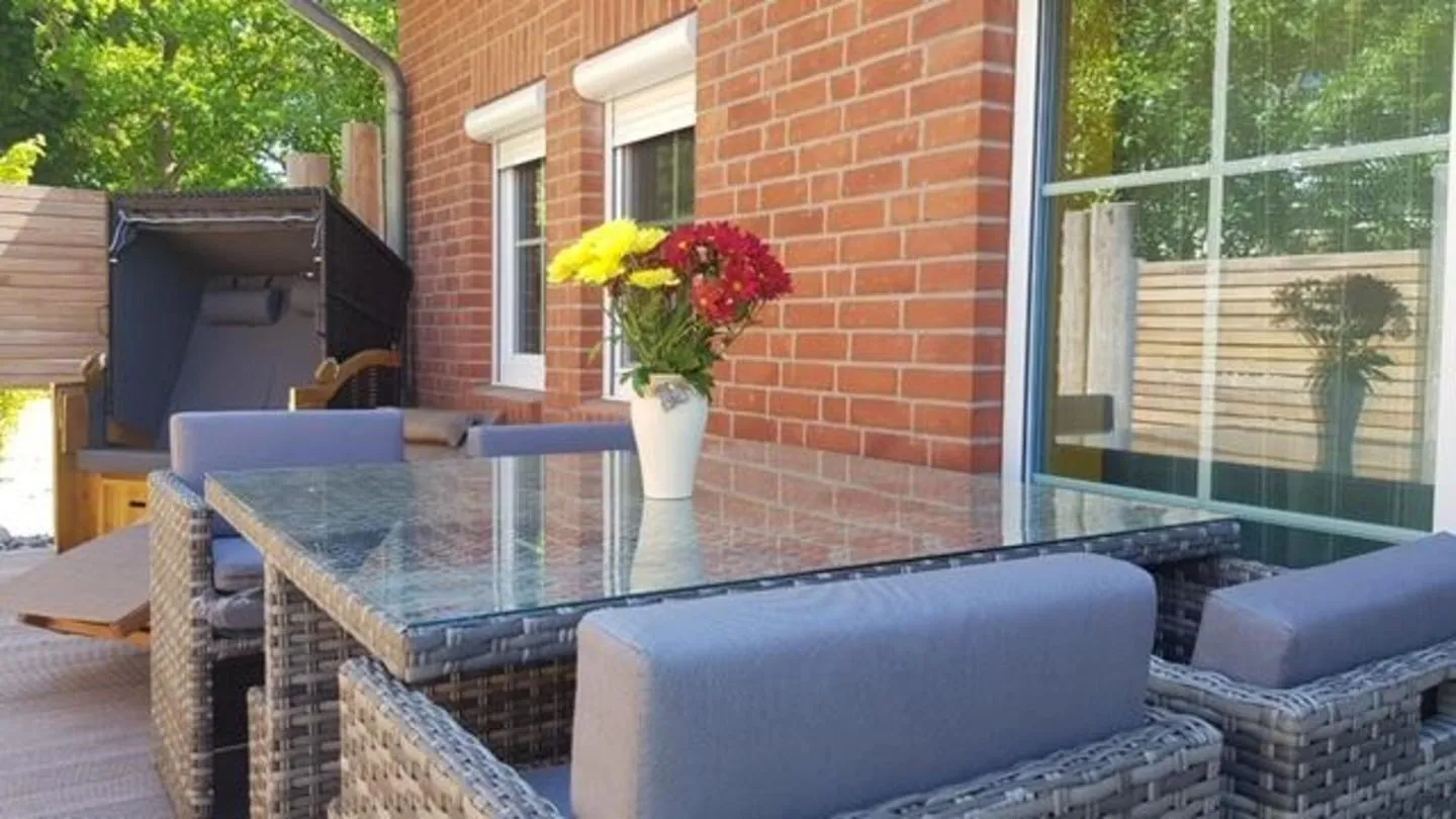Wohnung 9 Lobbe - Terrasse