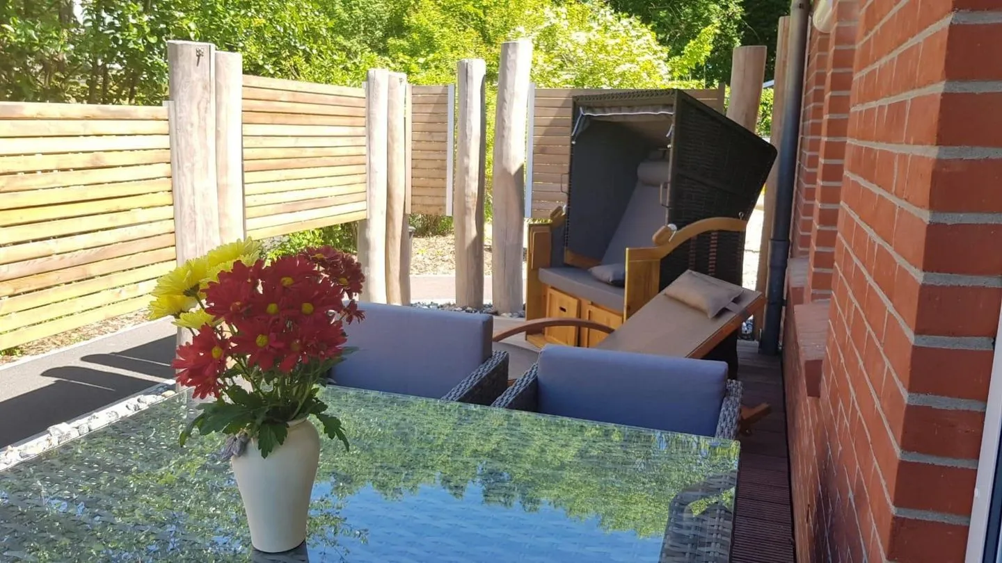 Wohnung 9 Lobbe - Terrasse