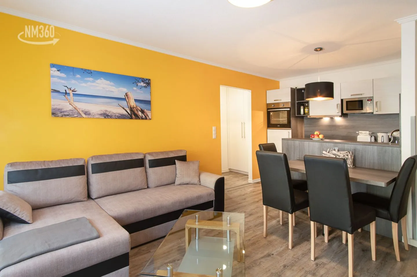 Wohnung 9 Lobbe - Wohnzimmer