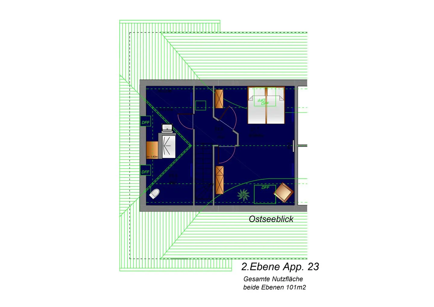 Wohnung 23 - Suite Magni Lobbe - Grundriss