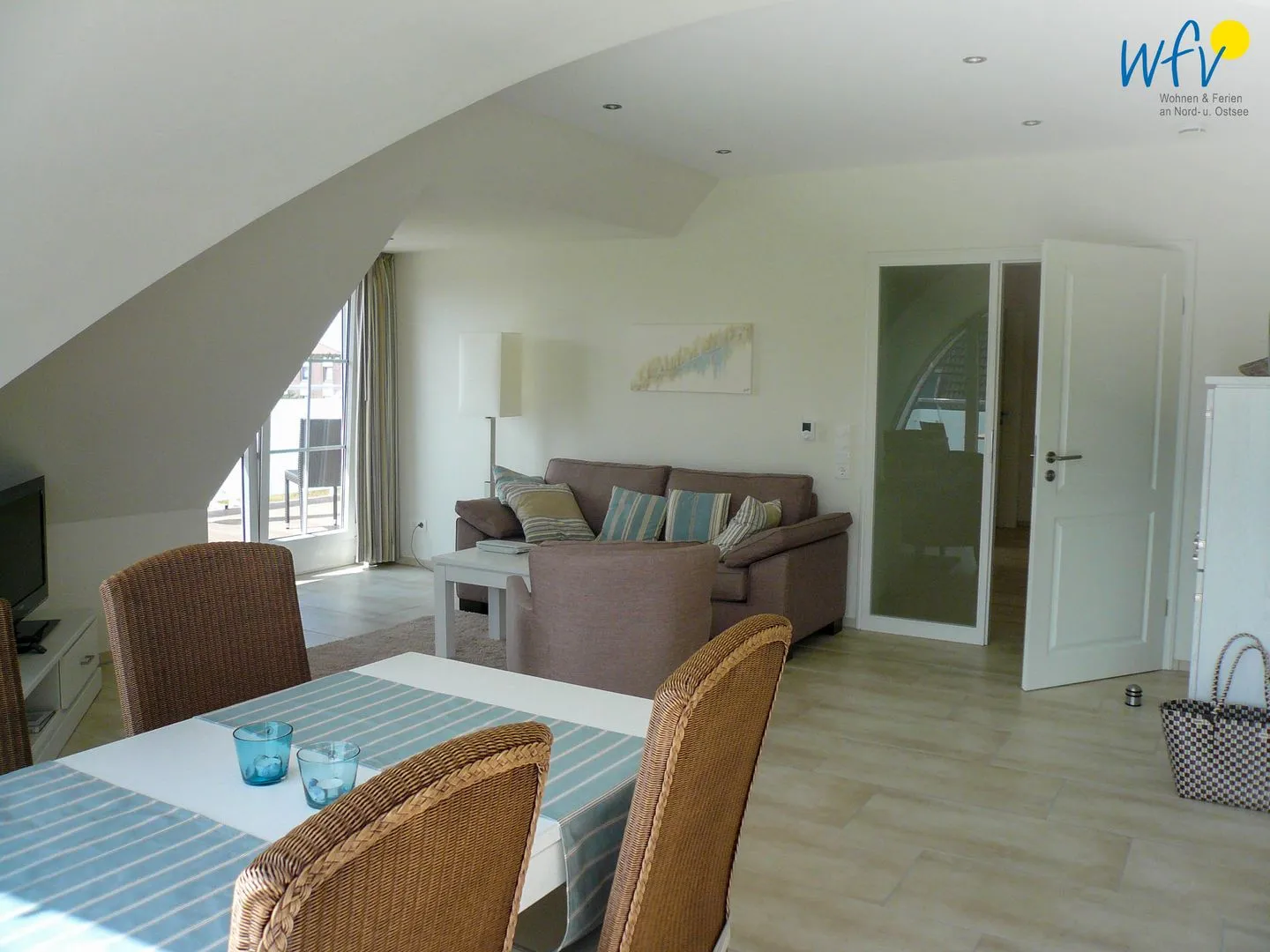 Villa Verdi Ferienwohnung 9 Wangerooge - Wohnzimmer