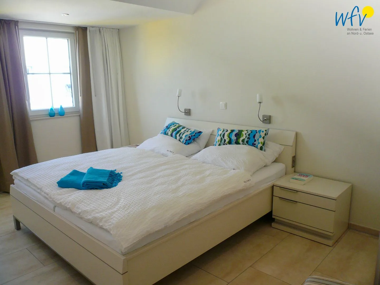 Villa Verdi Ferienwohnung 9 Wangerooge - Schlafzimmer