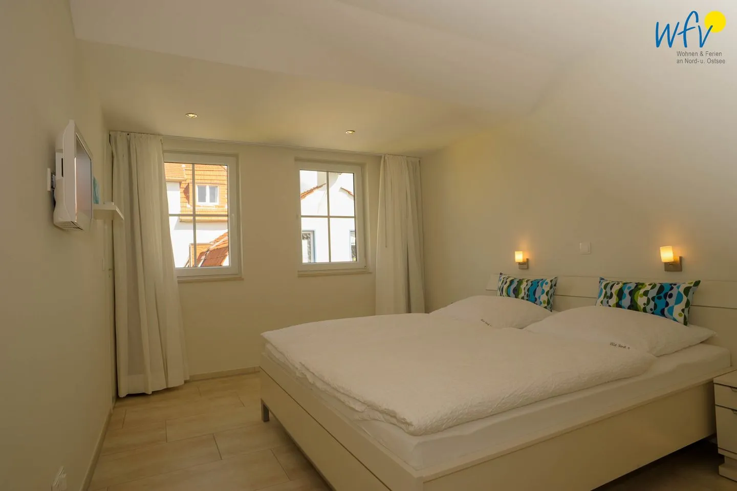 Villa Verdi Ferienwohnung 9 Wangerooge - Schlafzimmer