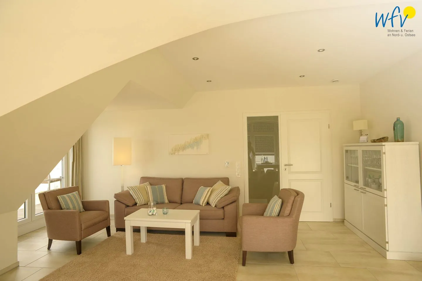 Villa Verdi Ferienwohnung 9 Wangerooge - Wohnzimmer