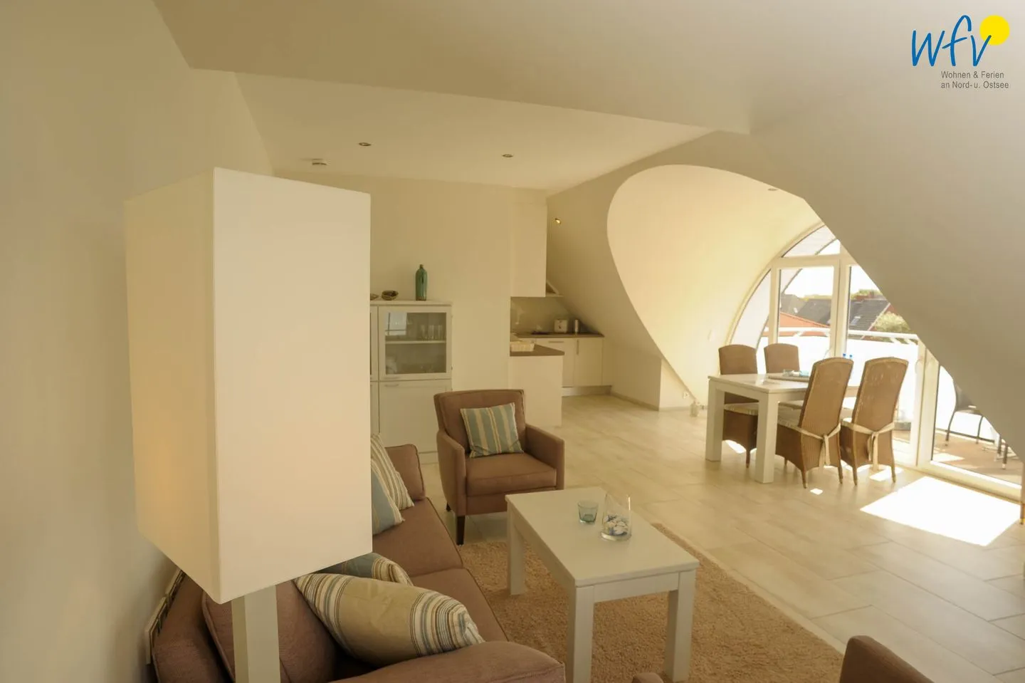 Villa Verdi Ferienwohnung 9 Wangerooge - Wohnzimmer