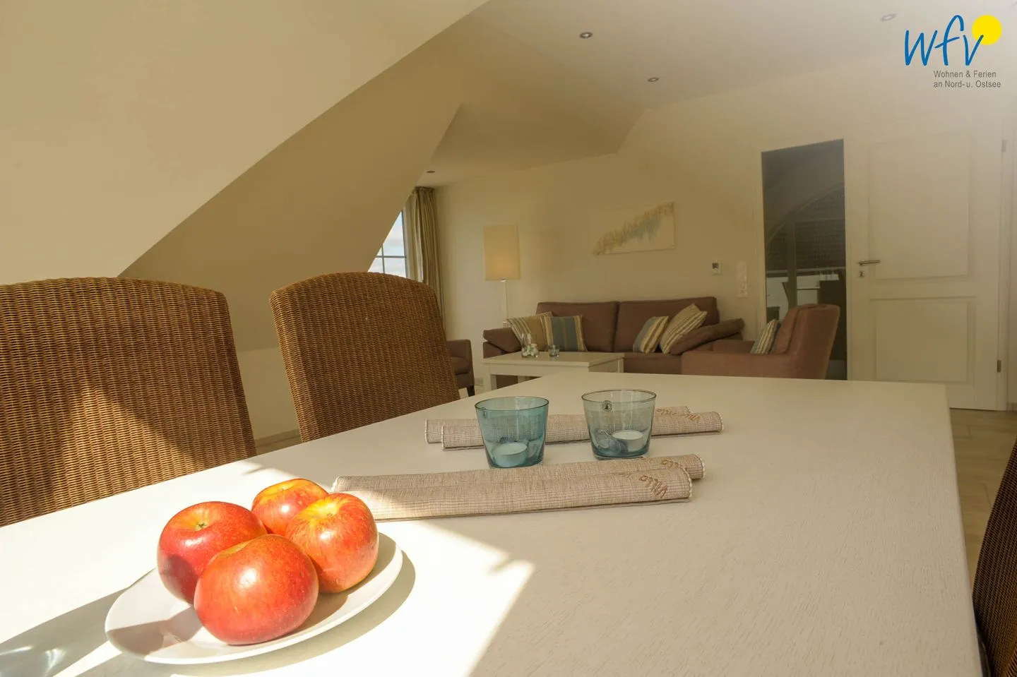 Villa Verdi Ferienwohnung 9 Wangerooge - Wohnzimmer