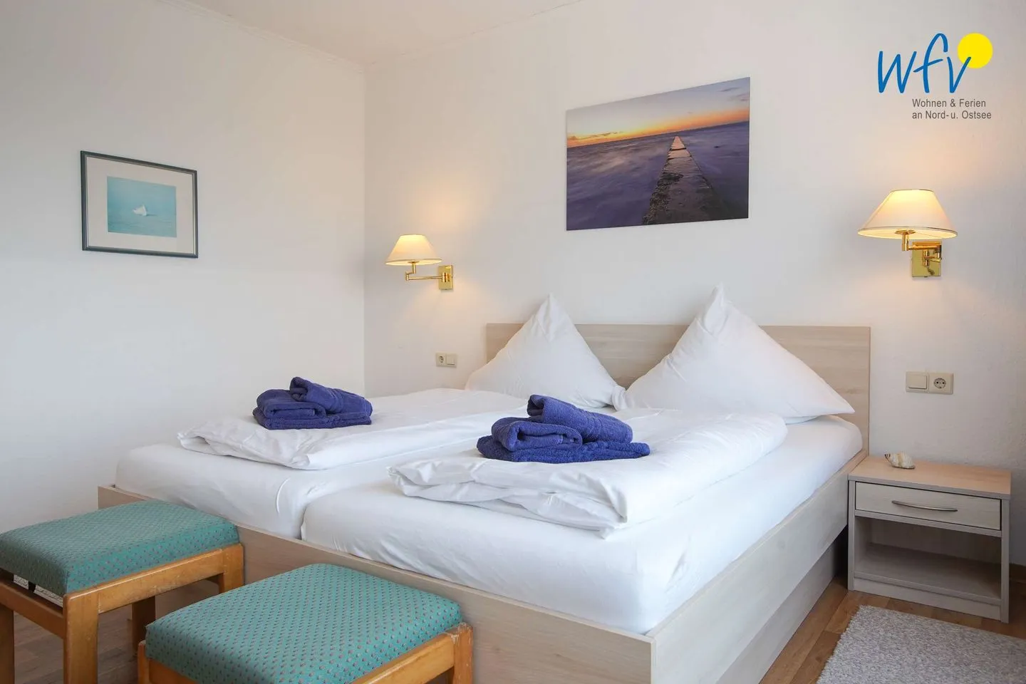 Holiday Residenz II Ferienwohnung 51 Borkum - Schlafzimmer