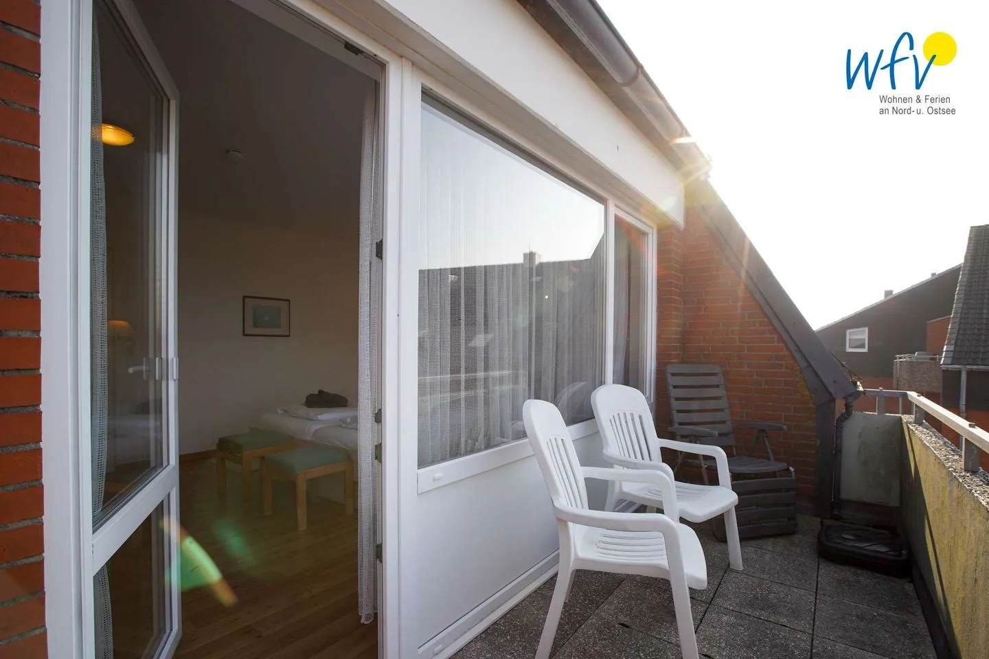 Holiday Residenz II Ferienwohnung 51 Borkum - Balkon