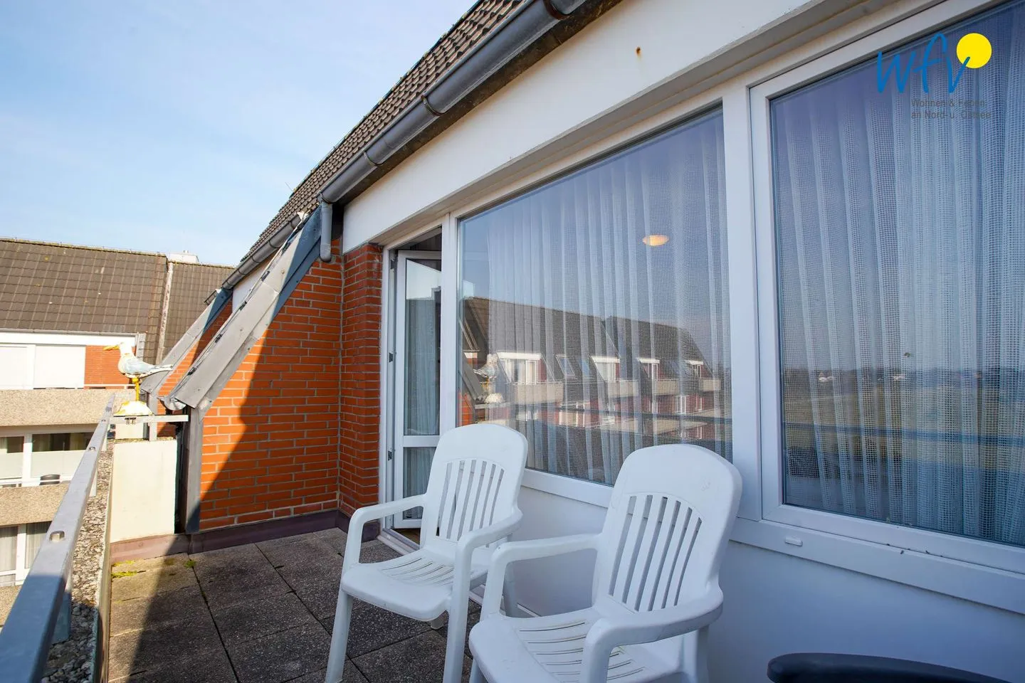 Holiday Residenz II Ferienwohnung 51 Borkum - Balkon