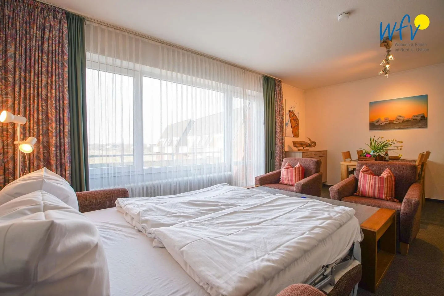 Holiday Residenz II Ferienwohnung 51 Borkum - Wohnzimmer
