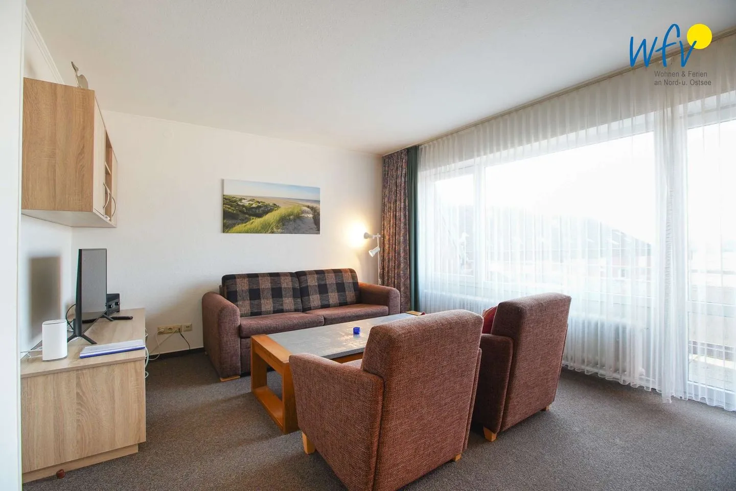 Holiday Residenz II Ferienwohnung 51 Borkum - Wohnzimmer