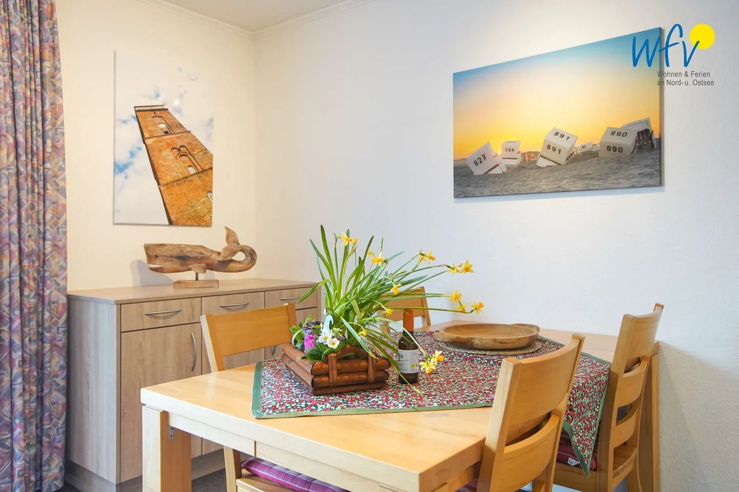 Holiday Residenz II Ferienwohnung 51 Borkum - Wohnzimmer