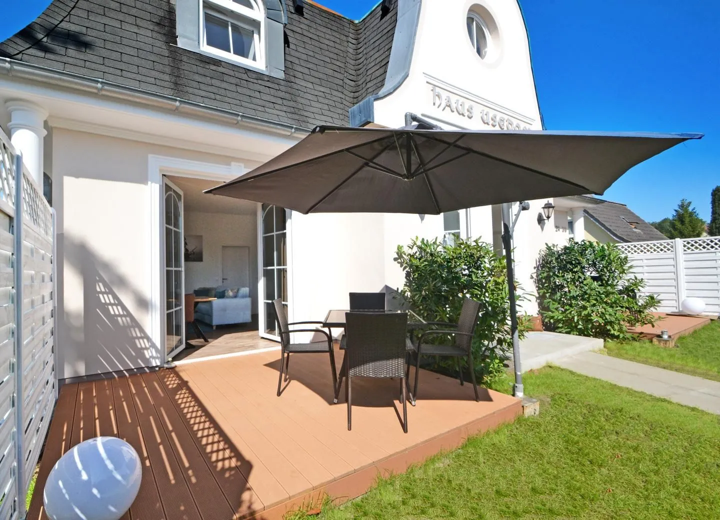 Haus Usedom Fewo MeeresSpiegel Ostseebad Koserow - Terrasse