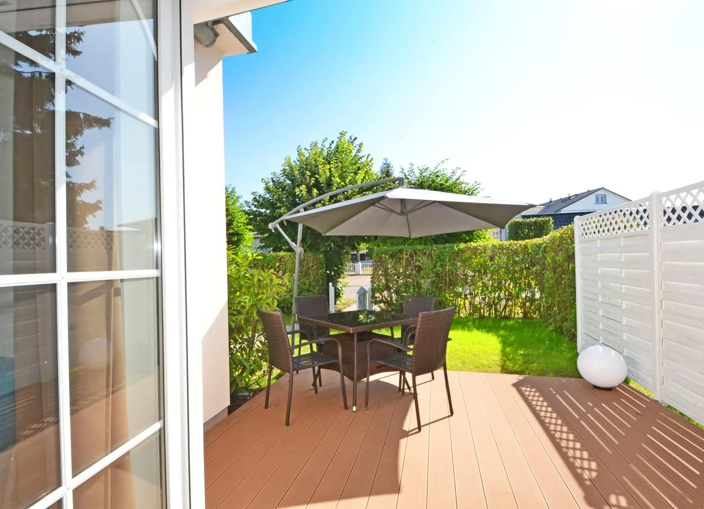 Haus Usedom Fewo MeeresSpiegel Ostseebad Koserow - Terrasse