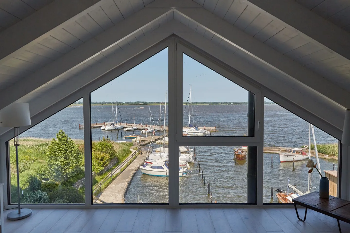 Entspannt Urlauben am Wasser: Ferienhaus "Schuppen 23" für bis zu vier Personen! Stexwig - Meerblick