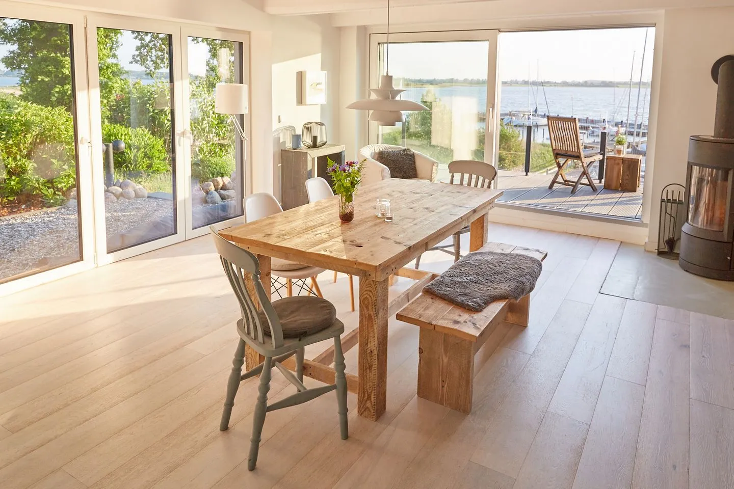 Entspannt Urlauben am Wasser: Ferienhaus "Schuppen 23" für bis zu vier Personen! Stexwig - Küche / Küchenzeile