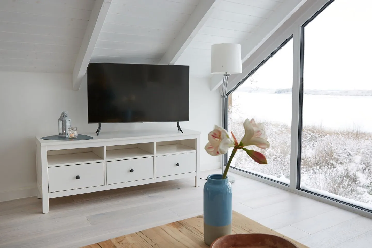 Entspannt Urlauben am Wasser: Ferienhaus "Schuppen 23" für bis zu vier Personen! Stexwig - TV / Multimedia