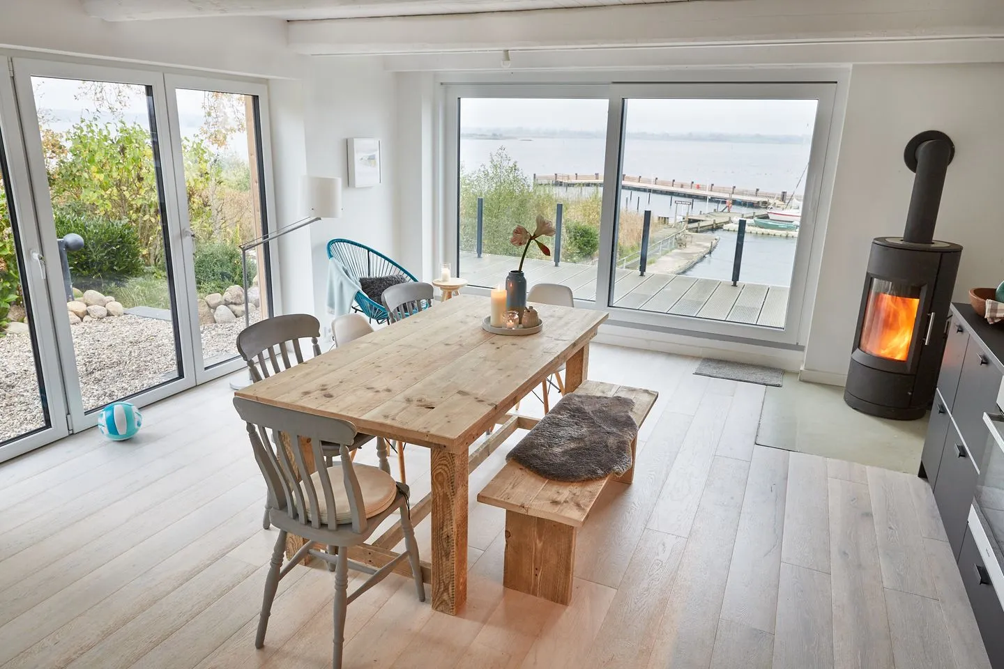 Entspannt Urlauben am Wasser: Ferienhaus "Schuppen 23" für bis zu vier Personen! Stexwig - Küche / Küchenzeile