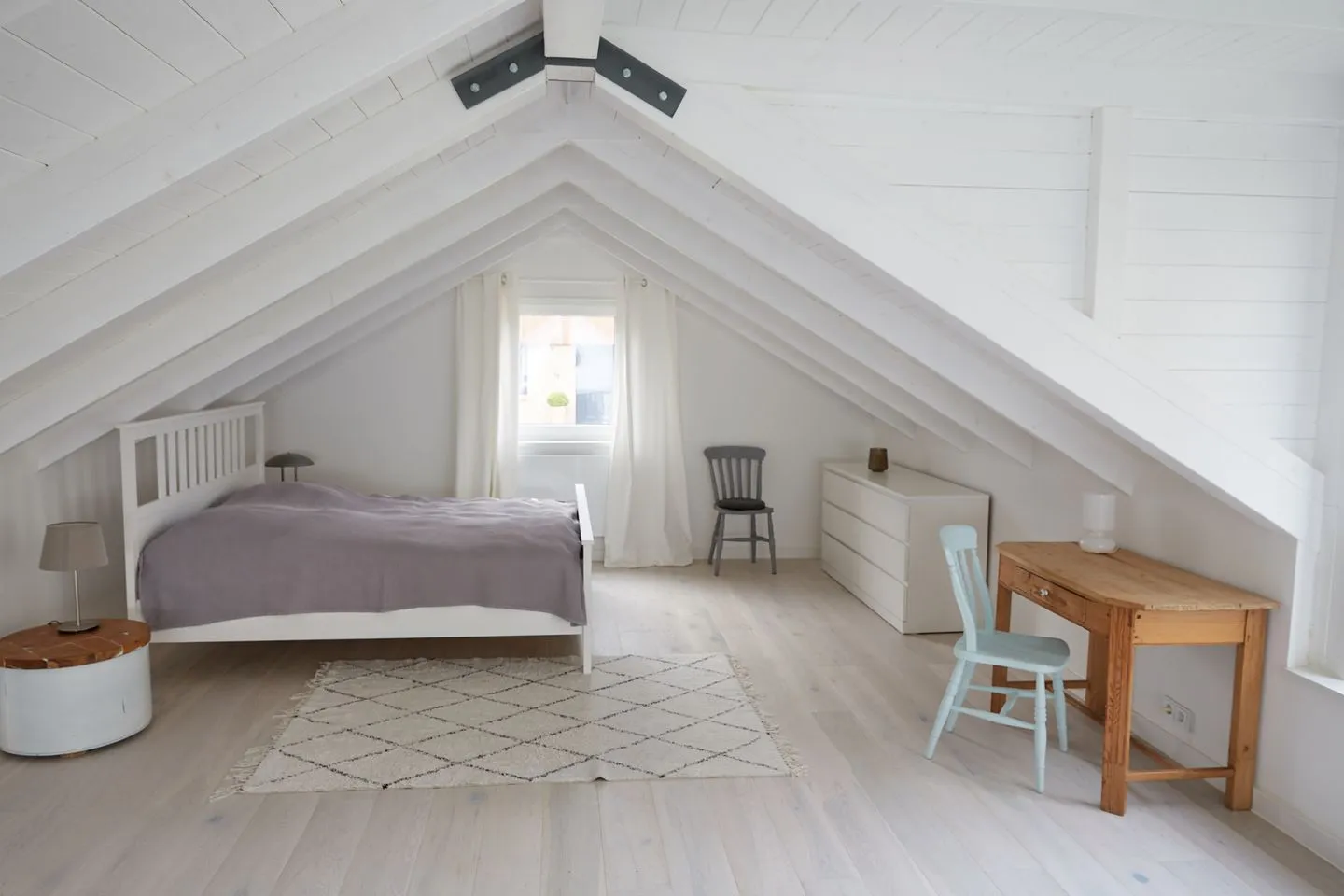 Entspannt Urlauben am Wasser: Ferienhaus "Schuppen 23" für bis zu vier Personen! Stexwig - Schlafzimmer