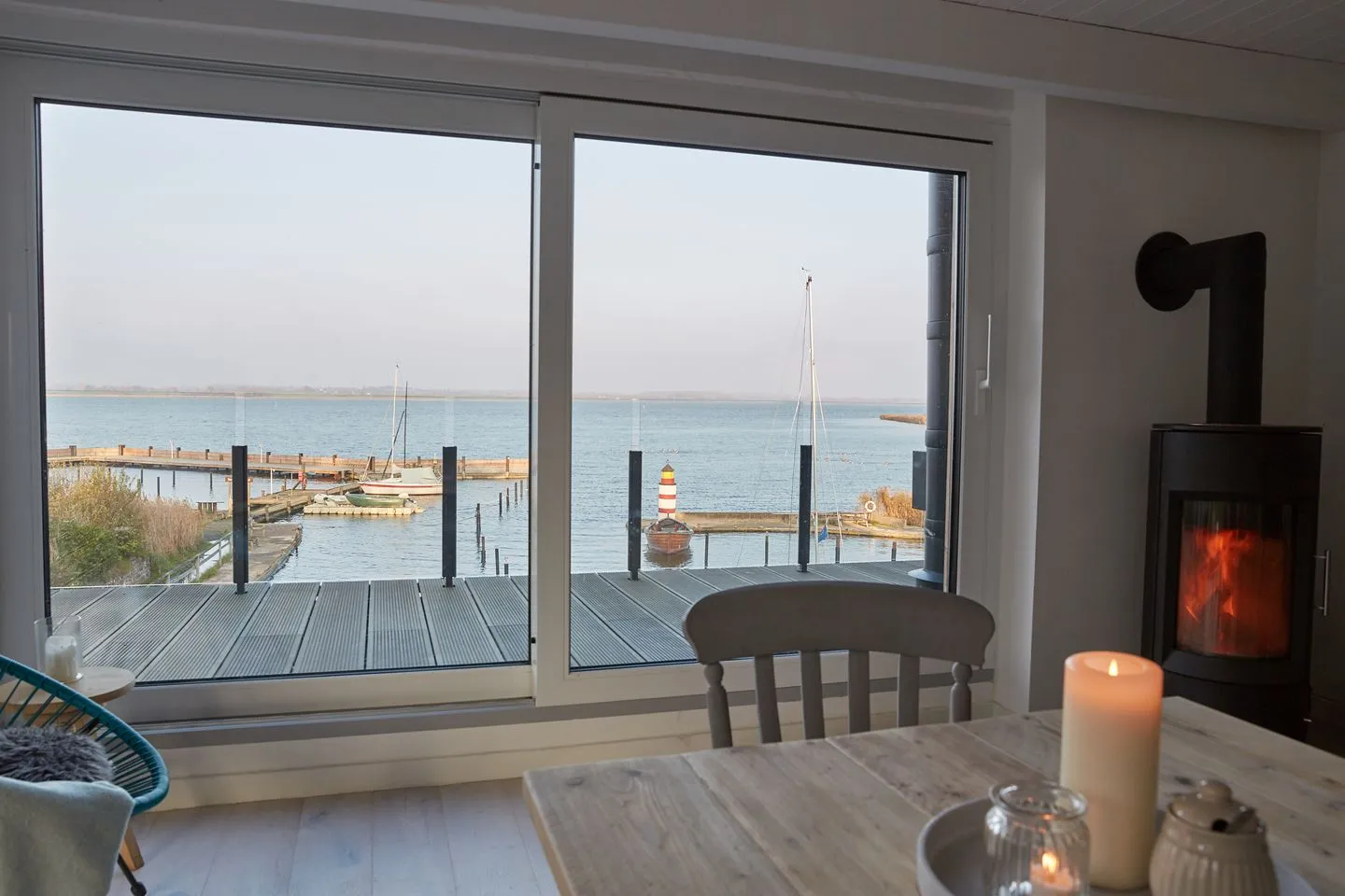 Entspannt Urlauben am Wasser: Ferienhaus "Schuppen 23" für bis zu vier Personen! Stexwig - Meerblick