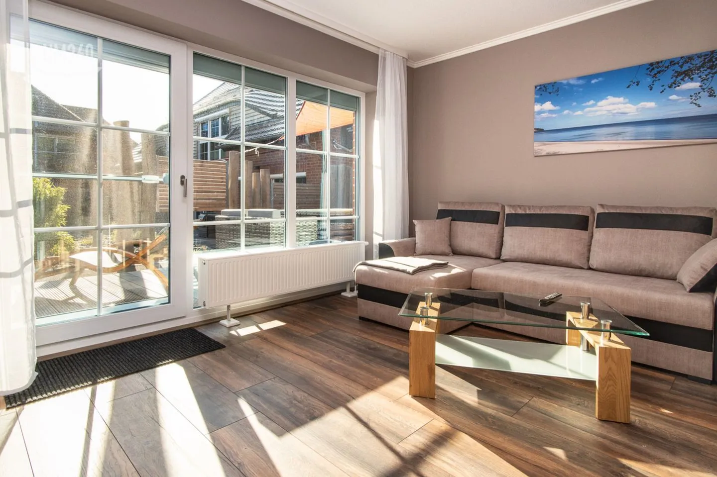 Wohnung 17 Lobbe - Wohnzimmer