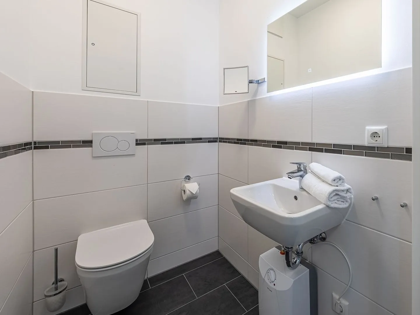 Tao-Suite Krakow am See - Badezimmer